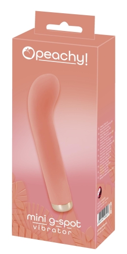 Вибратор для точки G персиковый Soft Silicone Mini G-Spot Vibrator - 1