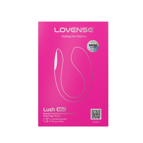 Міні смарт віброяйце вагінальне рожевого кольору Lovense Lush Mini зменшена версія Lush 4 - 9