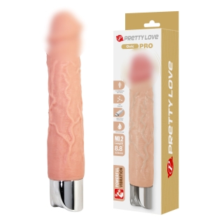 Вибратор реалистик гелевый телесный LYBAILE Pretty Love Osric Pro Realistic Vibrating Dildo