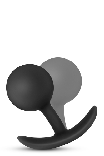 Анальный плаг силиконовый Blush с внутренним шариком Adventures Platinum Silicone Vibra - 4