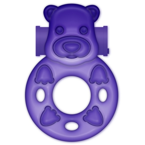 Эрекционное виброкольцо на член фиолетовое Casual Love Bear Casual Love Ring - 2