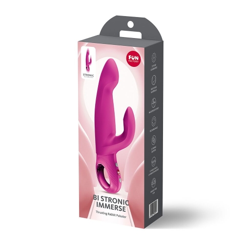 Пульсатор для точки G та клітора рожевий Fun Factory Bi Stronic Immerse - 11