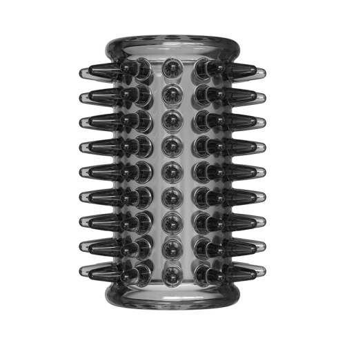 Набір із 6 стимулюючих насадок на пеніс чорного кольору Meleon - Ejaculation Control Rings - 8