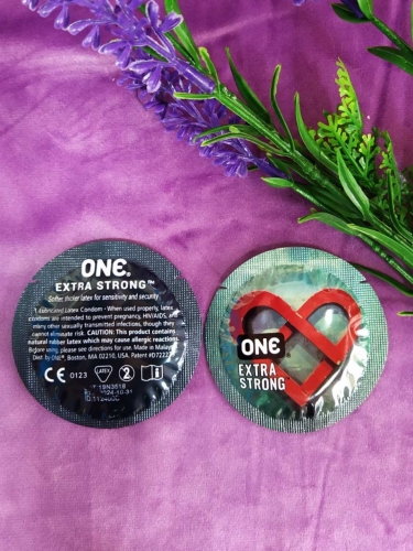 Латексні презервативи ONE Extra Strong 1 шт сильніший і міцніший захист. - 4