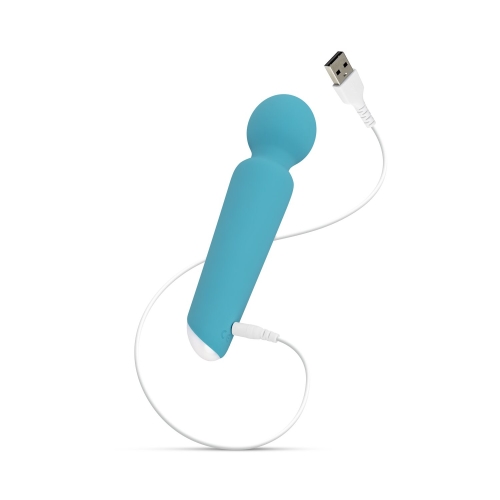 Вібромасажер для ерогенних зон Cala Azul - Maria I Wand Vibrator блакитний - 6