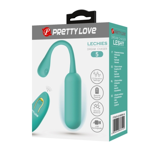 Віброяйце вагінальне з пультом управління зеленого кольору Lybaile Pretty Love Lechies Dream chaser 5 - 10