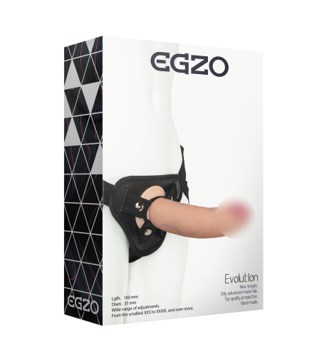 Страпон женский классический EGZO Evolution STR001 - 1
