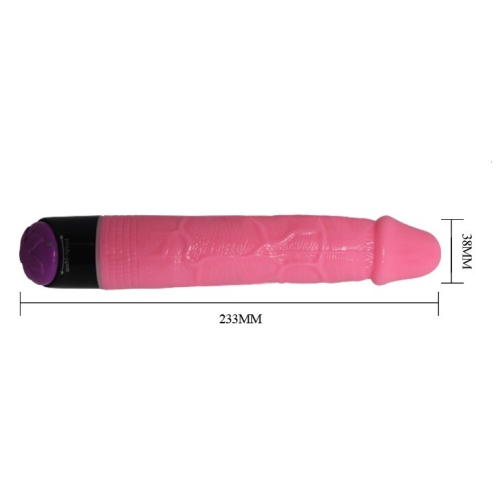 Вібратор реалістичний рожевий SEX vibe LYBAILE - 7