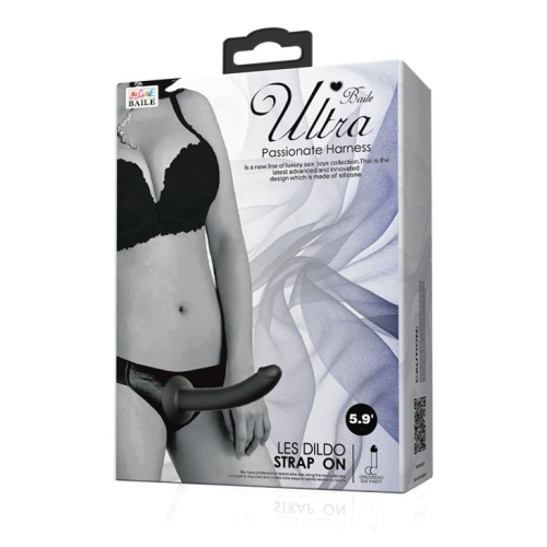 Страпон силіконовий з яскраво вираженою головкою Ultra Passionate Harness - 2