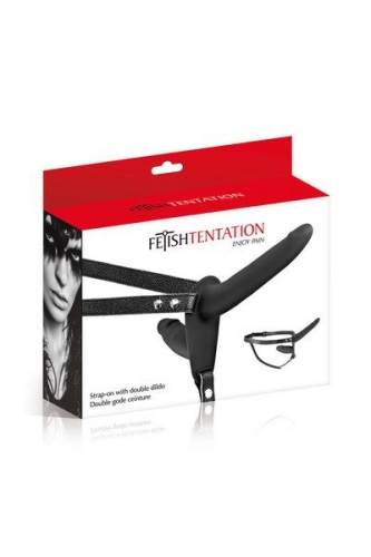 Подвійний страпон Fetish Tentation Strap-On - 3
