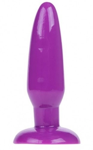 Анальна пробка на присоску Butt plug BI-017001 Purple - 1