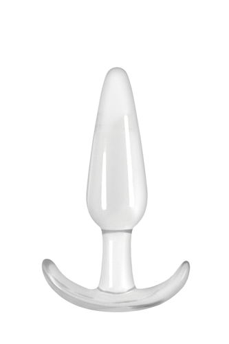 Анальний плаг прозорого кольору NS Novelties Jelly Rancher - 1