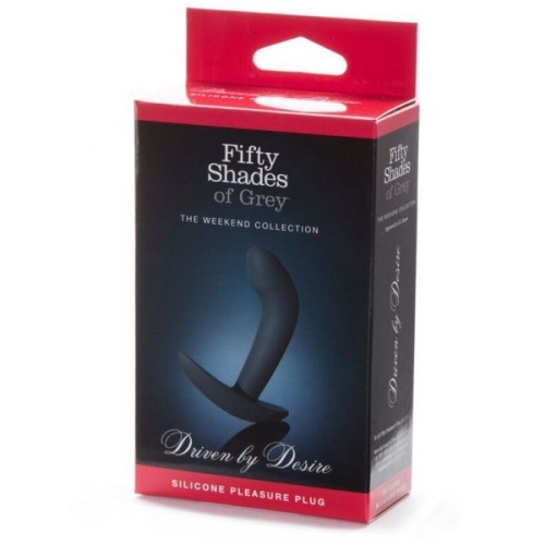 Анальна силіконова пробка Fifty Shades of Grey чорна - 3