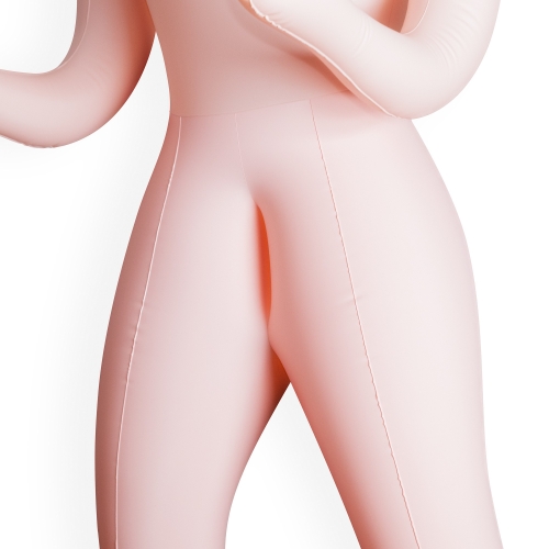 Секс-кукла для мужчин с 3 отверстиями бежевая Crushious CRISTINA The Inflatable Nurse длина 1550 мм - 6