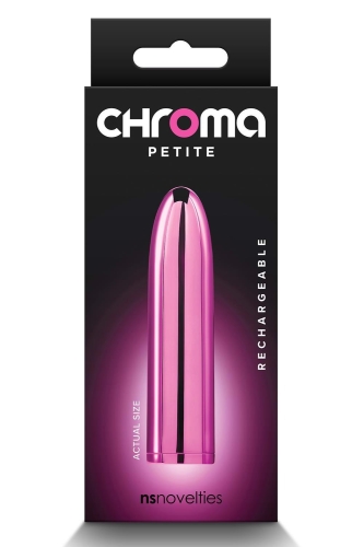 Вибропуля для стимуляции клитора розового цвета NS Novelties Chroma Petite - 4