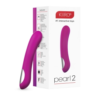 Вибратор точки G фиолетовый Kiiroo Pearl 2 