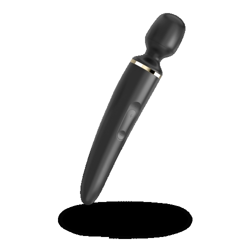 Вібромасажер для клітора та інших ерогенних зон Satisfyer Wand-er Woman чорний - 1