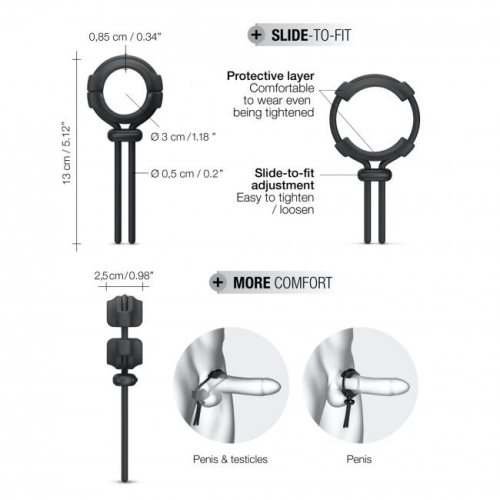Регульоване ерекційне кільце на пеніс Dorcel FIT RING - 14