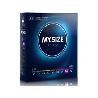 MY SIZE PRO презервативы 69 мм 3 штуки Май Сайз Про веганские