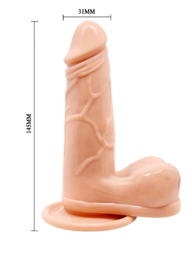 Вибратор на присоске с вращением реалистик BARBARA Genie 5,7 MULTI-SPEED VIBRATOR - 6