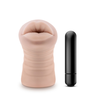 Мастурбатор  ротик с вибрацией M FOR MEN ANGIE VANILLA