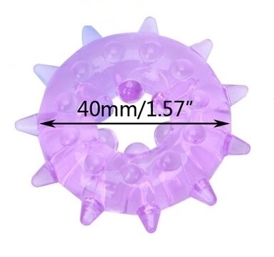 Кольцо эрекционное гелевое AR020 Violet - 2