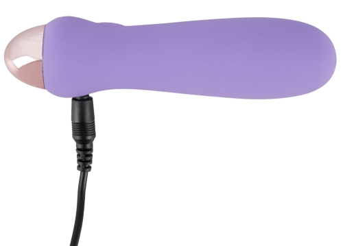 Віброкуль для клітора фіолетового кольору Soft Silicone Cuties Mini Vibrator - 5