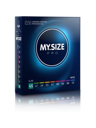 MY SIZE PRO презервативи 45 мм 3 штуки Май Сайз про Латексні - 1