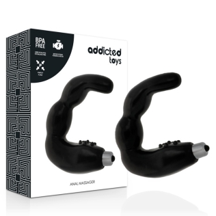 Вибромассажер простаты для мужчин черный Addicted Toys Prostate Anal Massager Vibration