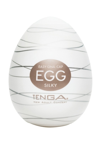 Мастурбатор яйцо для члена TENGA EGG Silky EGG-006 - 1