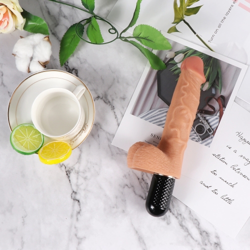 Вібратор реалістичний з мошонкою XISE Victor Dildo Vibrator - 8