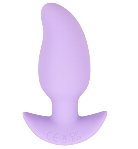 Анальна фіолетова вібропробка Soft Silicone Vibrating Mini Butt Plug - 10
