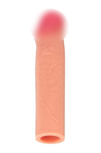 Удлиняющая насадка на пенис с закрытой головкой Real Body Real Extender BEAST - 1