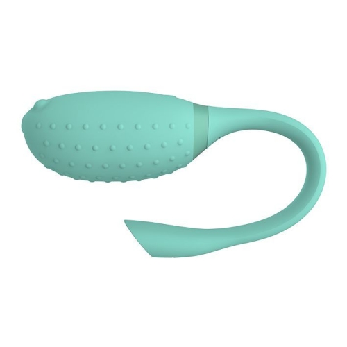 Смарт-віброяйце силіконове для клітора і точки G Magic Motion Fugu Green Смартфон управління 7 суперпотужних режимів роботи - 3