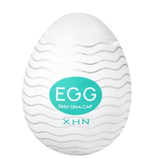 Мастурбатор-яйцо с рельефом белый Loveshop XHN Egg Easy Ona-Cap