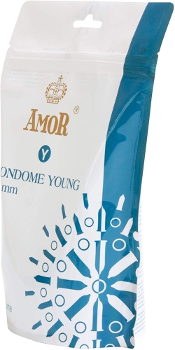 Презервативи з натурального високоякісного латексу Amor Young 50 штук - 2