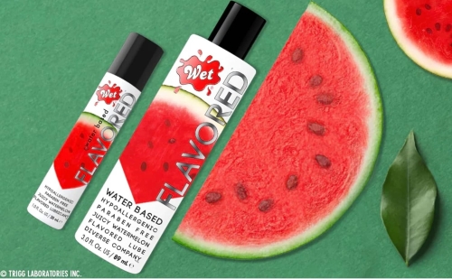 Оральная смазка со вкусом Арбуза Wet Flavored 30 мл - 3