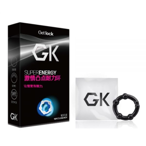 Эрекционные кольца на пенис с шариками черного цвета Chisa Cock Rings 10 штук - 1