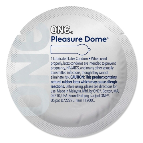 Презерватив із розширеною головкою ONE Pleasure Dome 100 штук - 2