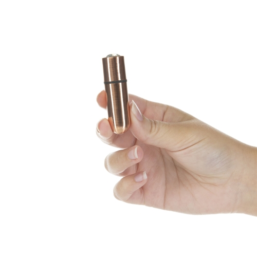 Віброкуль золотистого кольору з сумкою на ланцюжку для ключів PowerBullet First Class Bullet - 5