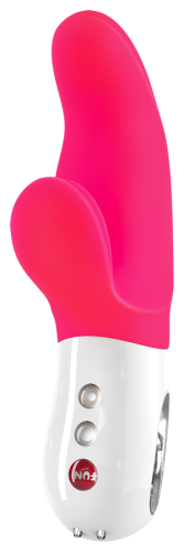 Вибратор со стимуляцией клитора розовый Fun Factory Miss Bi - 2