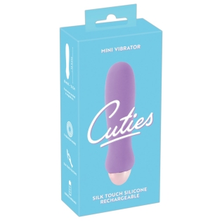 Вибропуля для клитора фиолетового цвета Soft Silicone Cuties Mini Vibrator 