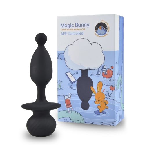 Анальна смарт пробка Magic Motion Bunny зі знімним пухнастим хвостиком управління зі смартфона - 6