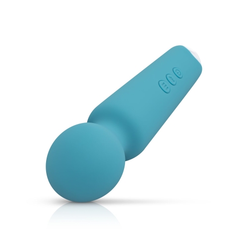 Вібромасажер для ерогенних зон Cala Azul - Maria I Wand Vibrator блакитний - 3