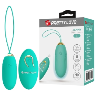 Віброяйце бірюзове з пультом керування Lybaile Pretty Love JENNY