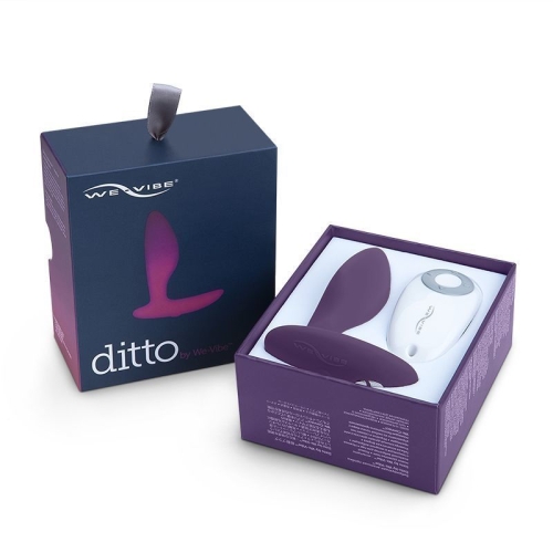 Анальна смарт вібропробка з пультом ДК фіолетового кольору We Vibe Ditto Purple - 10