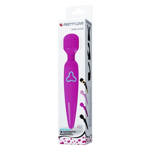 Вібромасажер для клітора силіконовий Pretty Love Body Wand BW-055010 - 1