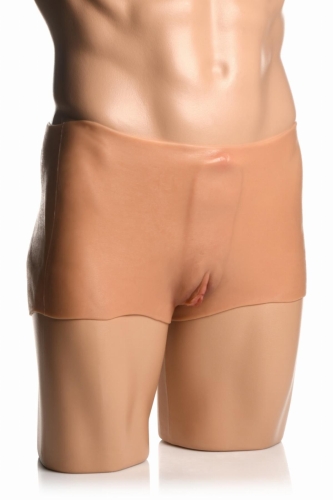 Накладная вагина для него Master Series Silicone Vagina + Butt Panties - Medium - 5