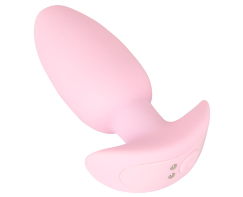 Анальна вібропробка рожева Soft Silicone Vibrating Mini Butt Plug - 7