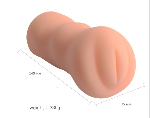 Мастурбатор Вагіна ребриста з кібершкіри Xiang'er Pussy L 14,5 см - 1